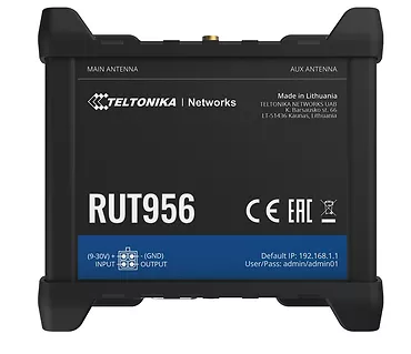 TELTONIKA Router LTE RUT956 (Cat 4), 2G, GNSS, WiFi