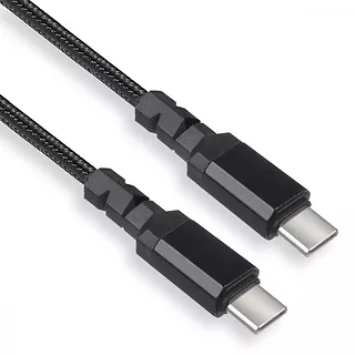 Maclean Kabel 2x USB-C 15W 1m wspierający QC 3.0 MCE493 Czarny