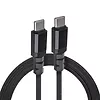 Maclean Kabel 2x USB-C 15W 1m wspierający QC 3.0 MCE493 Czarny