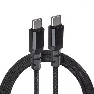 Maclean Kabel 2x USB-C 15W 1m wspierający QC 3.0 MCE493 Czarny