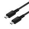 Maclean Kabel 2x USB-C 15W 1m wspierający QC 3.0 MCE493 Czarny