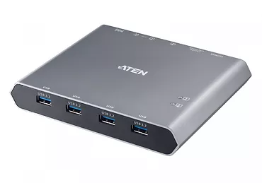 ATEN Przełącznik 2-Port 4K DP USB-C KVM Dock Switch with Power