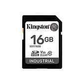 Kingston Karta pamięci SD 16GB Industrial C10 UHS-I U3 V30 A1 pSLC