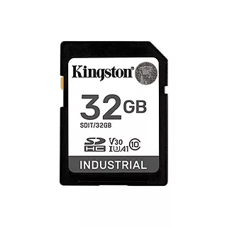 Kingston Karta pamięci SD 32GB Industrial C10 UHS-I U3 V30 A1 pSLC