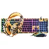 Onikuma Zestaw TZ3001 RGB: mysz, klawiatura, słuchawki żółte Camo