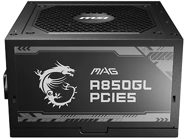 Zasilacz MSI MAG A850GL PCIE5 850W 80 Plus Gold Czarny