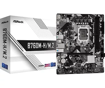 ASRock Płyta główna B760M-H/M.2 s1700 2DDR5 DP/HDMI mATX