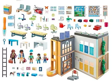 Playmobil Zestaw z figurkami City Life 7132 7 Duża szkoła