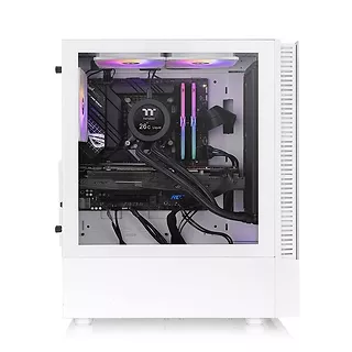 Thermaltake Obudowa - View 200 ARGB*3 Tempered Glass - Snow