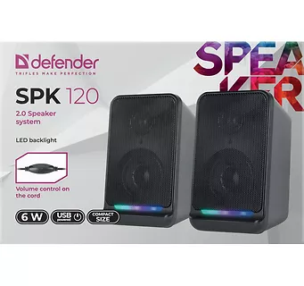 Defender Głośniki komputerowe SPK-120 2.0 6W USB