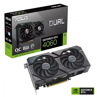 Asus Karta graficzna GeForce RTX 4060 Dual OC 8GB GDDR6 128bit 3DP/HDMI