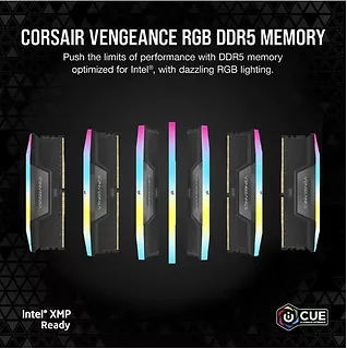 Corsair Pamięć DDR5 VENGEANCE RGB 64GB/6000 (2x32GB) CL30 AMD EXPO