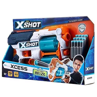 ZURU X-Shot Wyrzutnia Excel-Xcess TK-12 (12 strzałek) biała