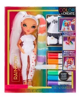 Mga Lalka Rainbow High Color & Create Fashion DIY Green Eyes