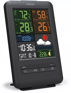 Sencor Stacja pogody SWS 7300  wys LCD kolor 13,8 cm