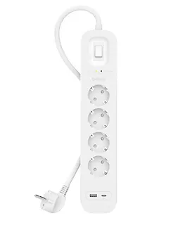 Belkin Listwa przeciwprzepięciowa SurgePlus 4x schuko 1xUSB-A 1xUSB-C 525J 2m