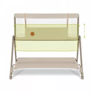Lionelo Łóżeczko dostawne Luna Beige Sand 2 w 1