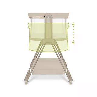 Lionelo Łóżeczko dostawne Luna Beige Sand 2 w 1