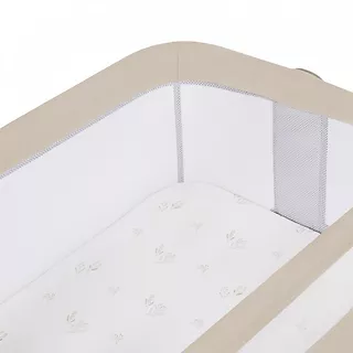 Lionelo Łóżeczko dostawne Luna Beige Sand 2 w 1