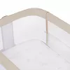 Lionelo Łóżeczko dostawne Luna Beige Sand 2 w 1