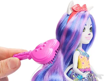 Mattel Lalka Deluxe Enchantimals Zebra