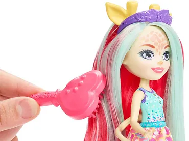 Mattel Lalka Deluxe Enchantimals Żyrafa HNV29