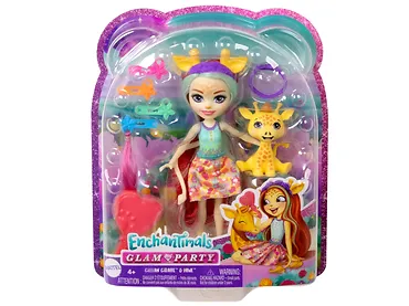 Mattel Lalka Deluxe Enchantimals Żyrafa HNV29
