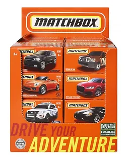 Mattel Samochodzik Matchbox Eko opakowanie display 48 sztuk