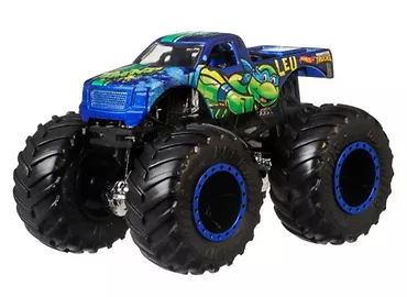 Hot Wheels Pojazd Monster Truck Wojownicze Żółwie Ninja, HKM24