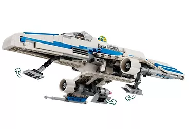 LEGO Star Wars 75364 Klocki E-Wing Nowej Republiki kontra Myśliwiec Shin Hati