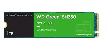 Western Digital Dysk SSD Green  1TB M.2 2280 SN350 NVMe PCIe