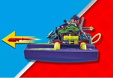 Playmobil Zestaw z figurką City Action 71147 Quad terenowy jednostki specjalnej