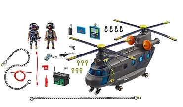 Playmobil Zestaw z pojazdem City Action 71 149 Śmigłowiec ratunkowy jednostki specjalnej