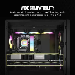 Corsair Obudowa 5000D CORE TG Airflow Mid-Tower czarna