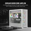 Corsair Obudowa  5000D CORE TG Airflow Mid-Tower biała