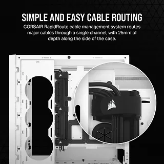 Corsair Obudowa  5000D CORE TG Airflow Mid-Tower biała