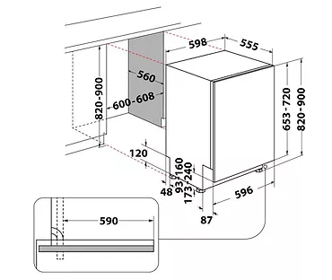 Indesit Zmywarka D2IHL326 60 cm