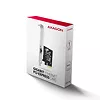 AXAGON PCEE-GRL Karta sieciowa PCIe 1x Gigabit Ethernet port RJ-45, chipset Realtek 8111L w. SP & LP