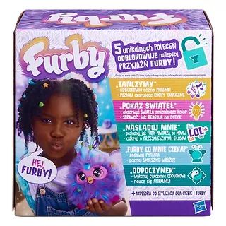 Hasbro Interaktywna maskotka fioletowa FURBY 2.0