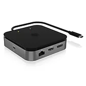 IcyBox Stacja dokująca IB-DK408-C41 7w1,HDMI, DP,USB,LAN