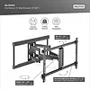 Digitus Uchwyt ścienny do TV 37-80" max. obciążenie 60kg, VESA max. 600x400 z regulacją w pionie i poziomie