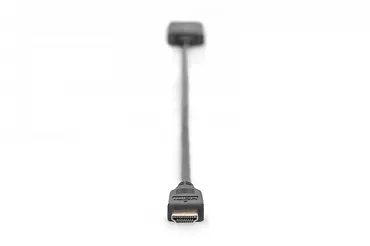 Digitus Kabel Rozdzielacz/Splitter HDMI 2.0 UHD 4K 60Hz Typ HDMI A/2xHDMI A M/Ż 0,5m Czarny