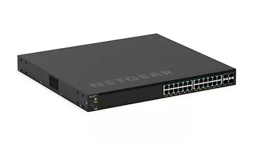 Netgear Przełącznik zarządzalny GSM4328 24xGE PoE+ 4xSFP+