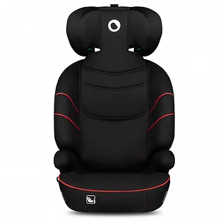 Lionelo Fotelik samochodowy Hugo I-Size Sporty Black Red 15-36 kg