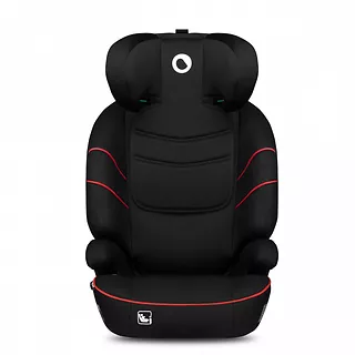 Lionelo Fotelik samochodowy Hugo I-Size Sporty Black Red 15-36 kg