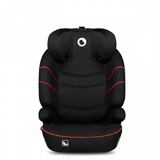 Lionelo Fotelik samochodowy Hugo I-Size Sporty Black Red 15-36 kg