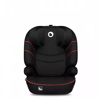 Lionelo Fotelik samochodowy Hugo I-Size Sporty Black Red 15-36 kg