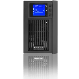 Qoltec Zasilacz awaryjny UPS | On-line | Pure Sine Wave | 2kVA | 1.6kW |LCD | USB