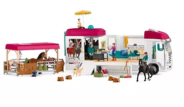 Schleich Zestaw z figurkami Transporter dla koni