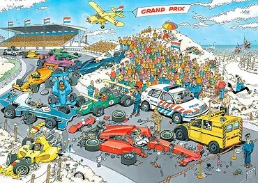 Tm Toys Puzzle Jumbo 1000 elementów Grand Prix